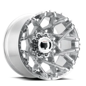 American Truxx – GRIDLOCK – Chrome – 20″x12″ -44mm – Summer Wheels – AT1901-2237P-44